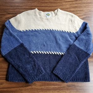 Vintage Rods Western Cropped Acrylic Sweater XL